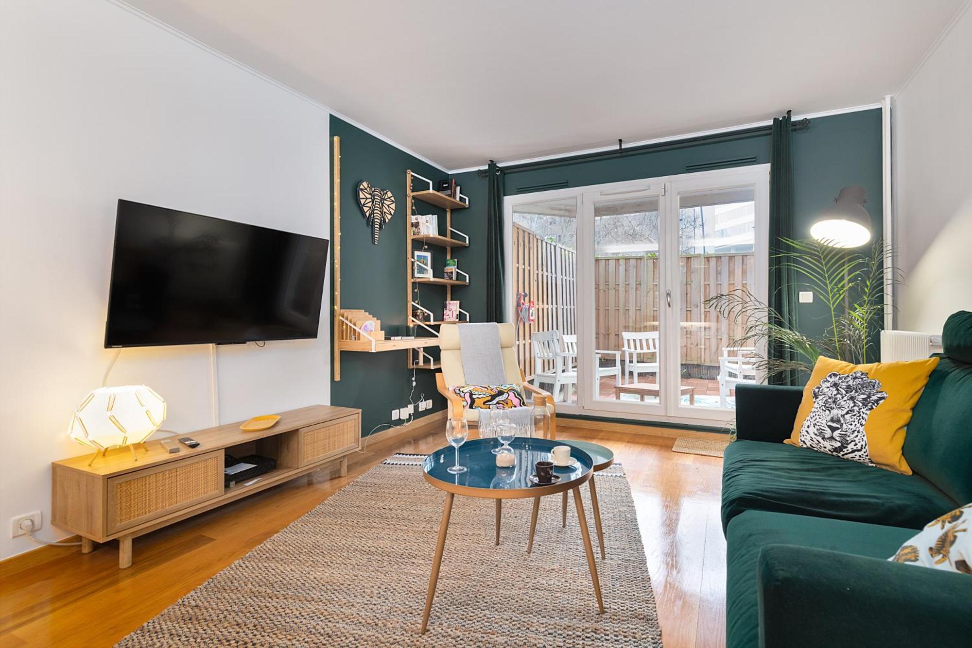 Cosy'N Paris - Parking Secure - Metro 14 - Wifi - Terrace - Premium Bedding Apartment Gentilly Luaran gambar