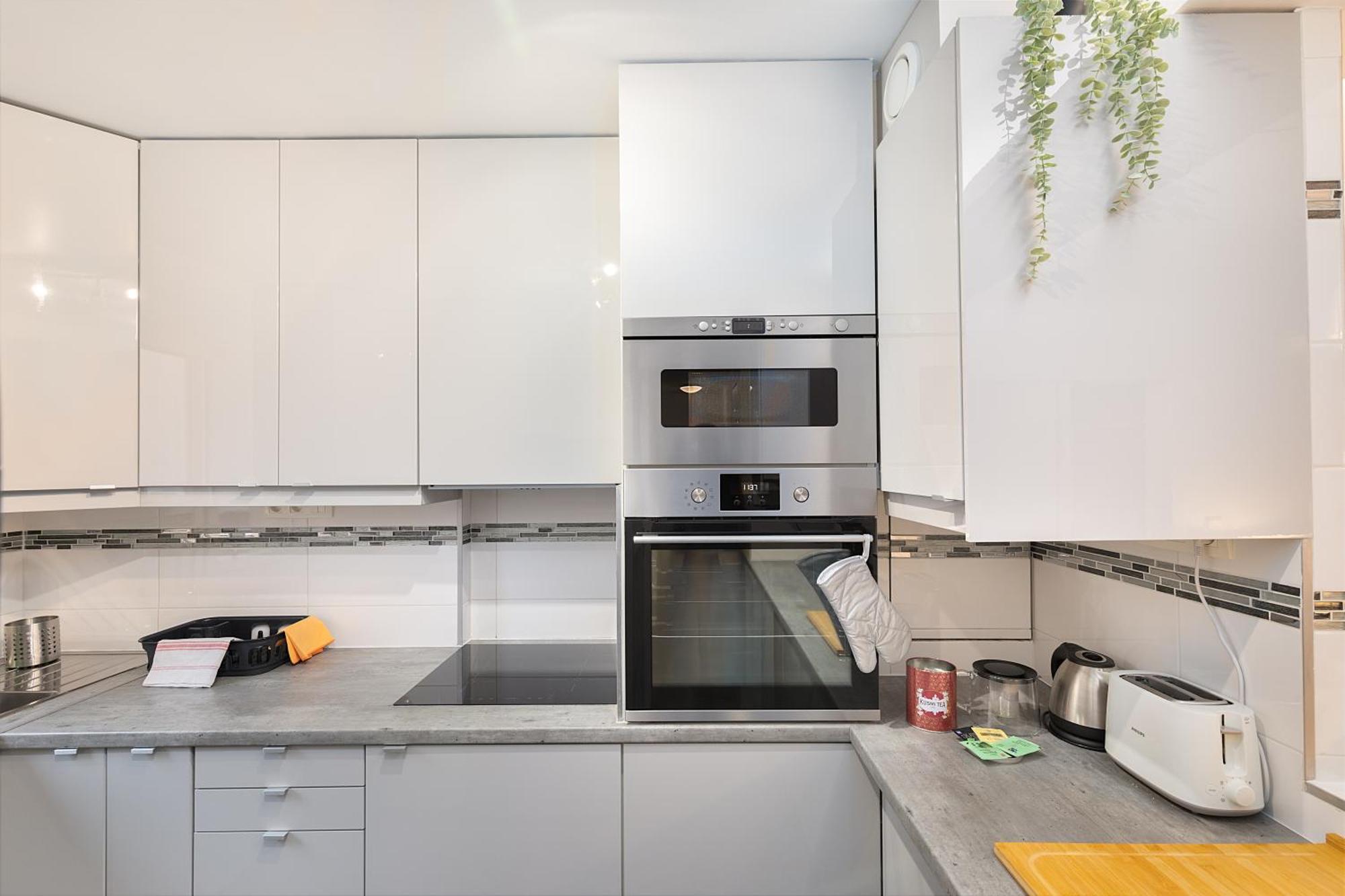 Cosy'N Paris - Parking Secure - Metro 14 - Wifi - Terrace - Premium Bedding Apartment Gentilly Luaran gambar