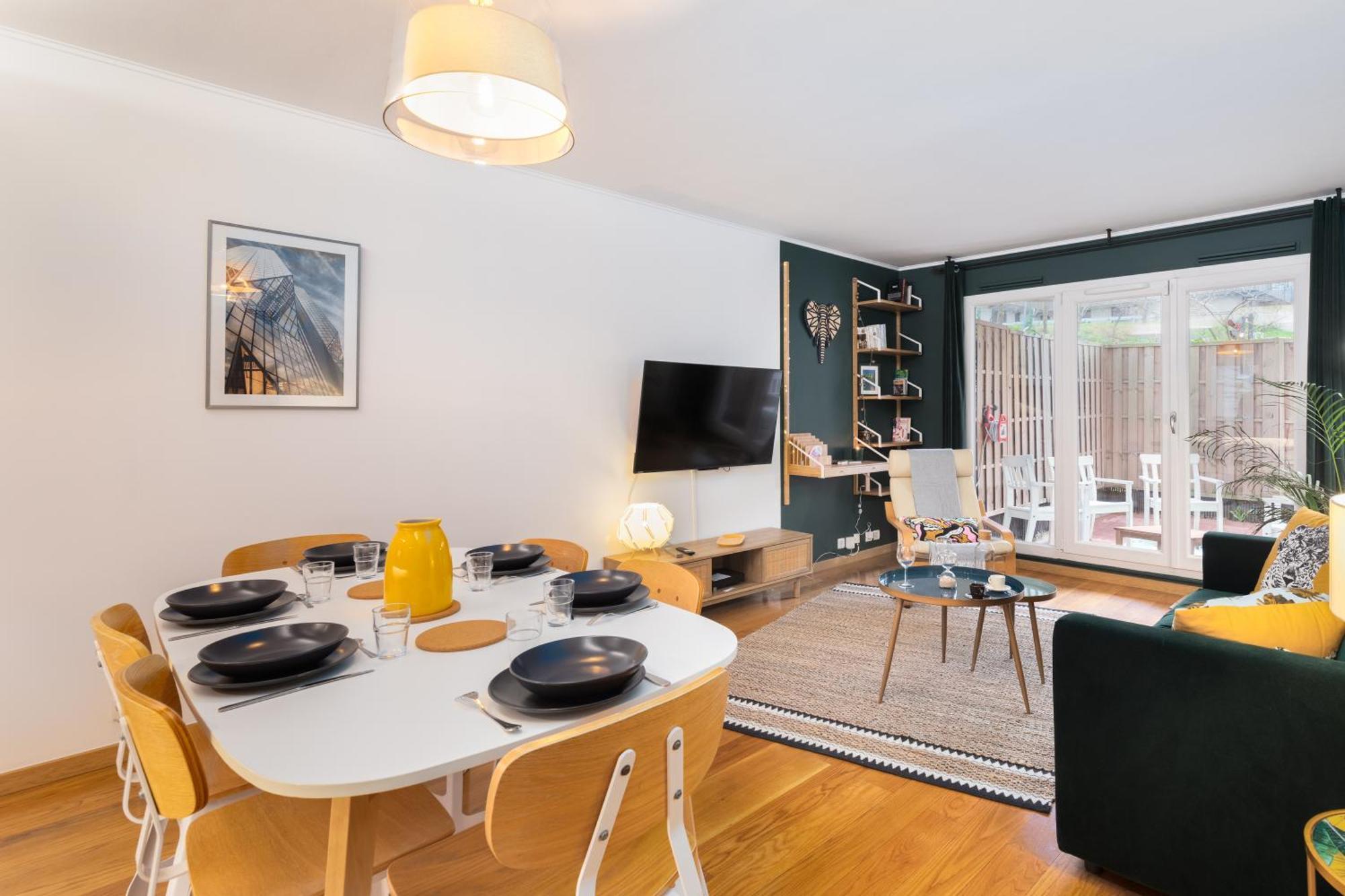Cosy'N Paris - Parking Secure - Metro 14 - Wifi - Terrace - Premium Bedding Apartment Gentilly Luaran gambar